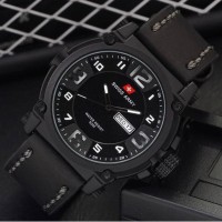 Pomo !!! jam tangan pria / cowok swiss army paket winner store