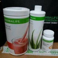Paket shake herbalife# lengkap dengan SHAKE MILK + ALOE +NRG BS GOJEK