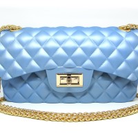 JM9998 Tas Jelly Matte Diamond Besar 22Cm Selempang Sling Wanita Impor
