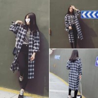 BAJU HITS 2018 KEMEJA KOREA BAJU FASHION WANITA COAT JAKET IMPORT