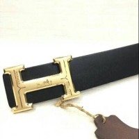 ikat pinggang cantol gesper sabuk pria asli kulit premium hermes