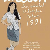 Buku Novel Dilan Bagian Kedua Dilan 1991 Original