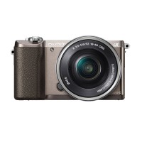 SONY Alpha A5100 Kit 16-50mm Kamera Mirrorless - Brown Free SONY SD