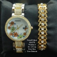 Jam Tangan Wanita / Jam Tangan Murah Fossil Laila Fashion One Color