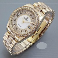 Jam Tangan Wanita Rolex Romawi Full Diamond