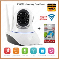 Wireless IP Camera/Baby Cam/Baby Monitor/cctv Memory Card 64gb Sandisk