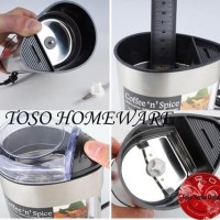promo Coffee Grinder Geepas Penggiling Kopi Elektrik dan Biji Bumbu K
