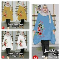 sale cn 54707 jumbo reny tunic tunik kemeja hijab baju muslim modis