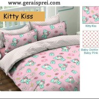 Promo Sprei Kitty Kiss Murah dan Grosir ukuran 120×200 Jakarta Bogor