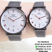 Jam Tangan Couple Guess Pasangan Rantai Tali Pasir New Model Grosir