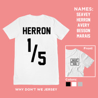 MODEL BAJU TERBARU 2018 Why Don't We Jersey Putih | Kaos T-shirt