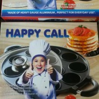 cetakan martabak mini kue apem lumpur 12 lubang happy call teflon