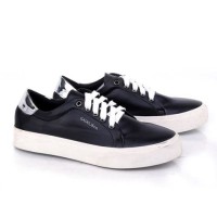 Sepatu Wanita Hitam Polos Gco - Sepatu Sneakers Kets Casual Perempuan