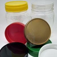 Botol Toples Plastik PET 200ml Love / Toples Selai 200ml / Sambal
