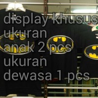 baju kaos pasangan keluarga couple family anak2 papa batman