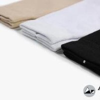 Grosir Kaos kaki wanita muslim citra selutut hitam polos - 12 pcs
