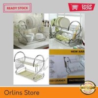 RAK PIRING 2 SUSUN STAINLESS