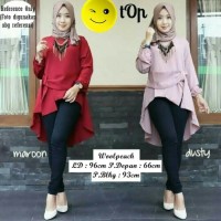 BAJU BLOUSE MUSLIM baju tunik / blouse panjang wanita muslimah
