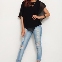BAJU ATASAN Atasan Baju Pakaian Blouse Model Korea Wanita Korean Style