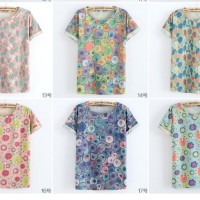Jual atasan murah kaos tribal vintage ala korea snsd kpop star pakaian top Murah