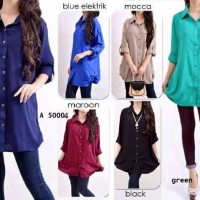 KEMEJA MURAH Baju Kantor untuk Wanita Kemeja jumbo XXL bagus murah