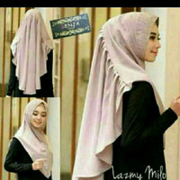 Promo hijab khimar / hijab Khimar Lazmy Kriwil