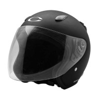 Cargloss YCN New Oackley Helm Half Face - Black