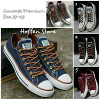 Sepatu Converse Allstar Classic Tan Premium Pendek Rubber Cowok Cewek