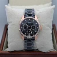 JAM TANGAN WANITA ALEXANDRE CHRISTIE AC2649 BLACK KOMBI Berkualitas