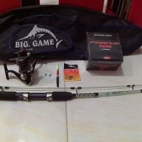 promo promo Set Lengkap Alat Pancing Laut Kuat 12kg 1 joran 1 reel ak