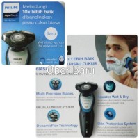 dijual shaver philips aqua touch s5070 alat cukur modern