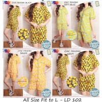 PP CHIC PIYAMA CELANA PENDEK BAJU TIDUR GROSIR TANAH ABANG KATUN JEPAN