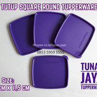 Tutup / Seal Rainbow Collection , Toples Square Round Tupperware