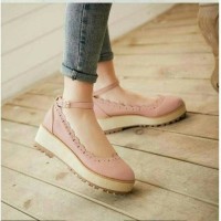 Jual wedges 247 salem platform kets sepatu hak tinggi cantik fashion wanita Murah
