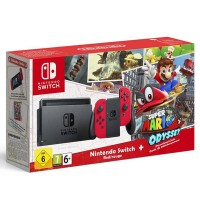Jual Console Nintendo Switch Red Super Mario Odyssey Limited Edition Murah