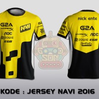 BAJU KAOS TERBARU JERSEY / KAOS TEAM GAMING DOTA 2 NAVI (NATUS