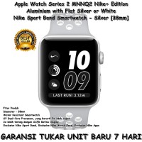 Apple Watch Series 2 Nike+ Edition Aluminium Smartwatch MNNQ2 silver