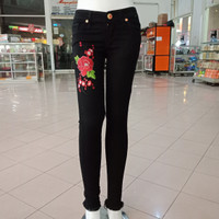 Jual celana panjang jeans size 27 28 29 30 bordir strech murah bagus jamin Murah