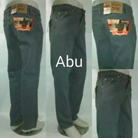 celana levis 505 warna ABU ABU jeans reguler fit model standard