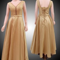 SEWA GAUN PESTA GOLD 31807C