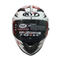 KYT Vendeta 2 Aleix Espargaro Helm Full Face - Red Fluo