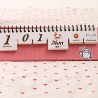 Moody Desk Calendar / kalendar meja lucu agenda cuaca dan mood