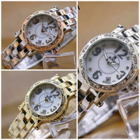 jam tangan rantai bonia stainless wanita elegan mewah silver gold emas