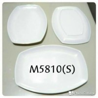 PROMO Hemat Ekonomis Grosir Cantik Set 3Pcs Piring Saji Melamin M5810