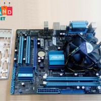 Paket Motherboard Asus G41 DDR3 + Processor Core2duo +Fan LGA 775 mobo