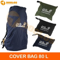 Rain Cover bag 80 Liter JWS Jack Wolfskin tas ransel Carrier gunung