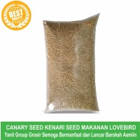 Biji Kenari Seed Canary Seed Makanan Lovebird Kemasan 1 Kg