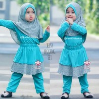 fashion anak I baju muslim anak perempuan I setelan gamis bayi I Jessy