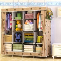 jual lemari pakaian, baju anak model foto karakter seperti frozen kain