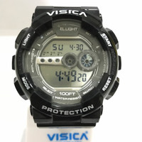 jam tangan digital sporty anti air model casio merk VISiCA
